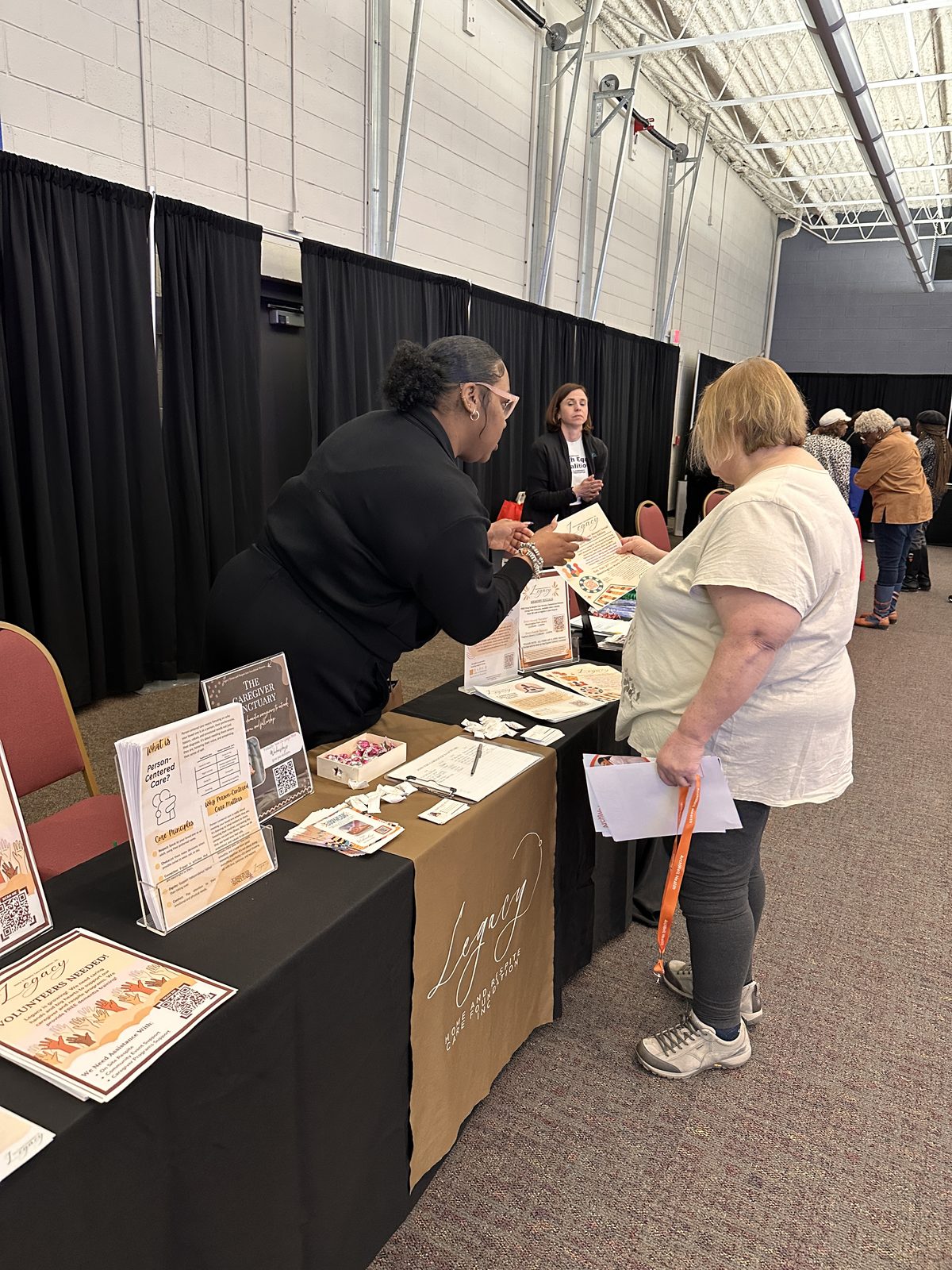 Photograph from a Legacy Home & Respite Care Foundation community event