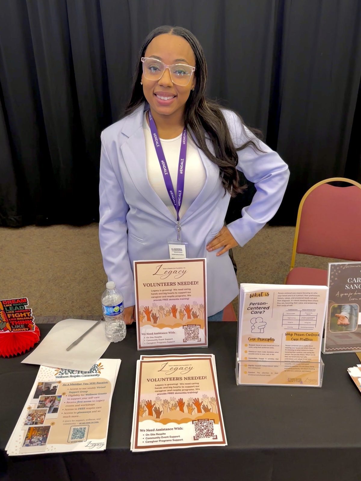 Photograph from a Legacy Home & Respite Care Foundation community event